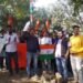एलबीएसएम कॉलेज गेट पर सीएए के समर्थन में अभाविप ने की सभा