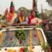सोनाराम सिंकू की जीत पर जगन्नाथपुर में कांग्रेस ने निकाला विजय जुलूस सह आभार यात्रा
