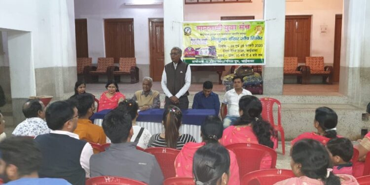 एसआर रूंगटा ग्रुप द्वारा प्रायोजित व अखिल भारतीय मारवाड़ी युवा मंच से संचालित कैंसर डिटेक्शन में 167 लोगों की हुई जांच