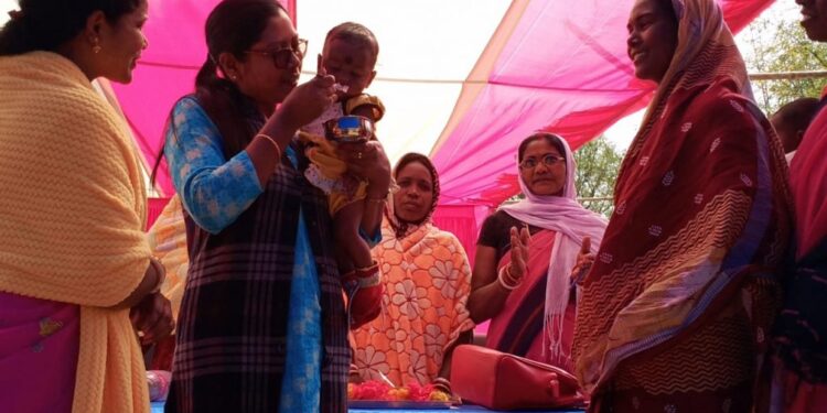 गुड़ाबादा के अंगारपड़ा में सरकार आपके द्वार, 154 आवेदन आये, 23 का ऑन द स्पॉट निष्पादन