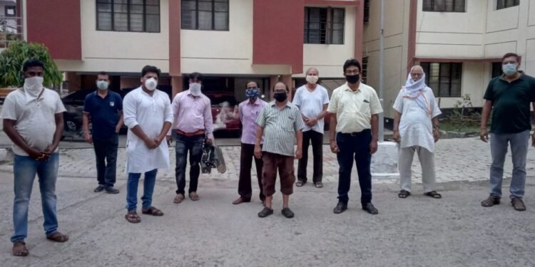 Jamshedpur : आनंद विहार में मच्छरों के प्रकोप से निजात के लिए फॉगिंग