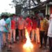 उलगुलान कोल्हान ने टाटानगर रेलवे स्टेशन चौक पर चीन का झंडा फूंका