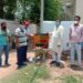 west-singhbhum-लॉक डाउन के बाद पहली बार विकास कार्य का ताला को नगर पार्षद के चैयरमेन केडी साह ने खोला west-singhbhum-लॉक डाउन के बाद पहली बार विकास कार्य का ताला को नगर पार्षद के चैयरमेन केडी साह ने खोला