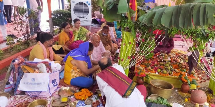 विधायक सरयू राय के आवास पर विधि-विधान के साथ हुई रामार्चा पूजा, कम लोगों के आने की थी अनुमति