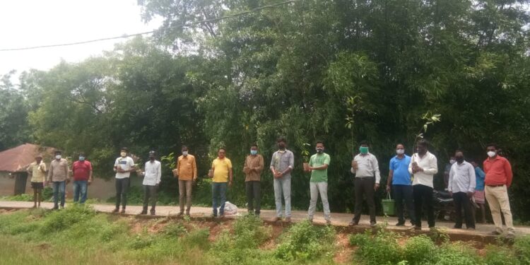 चाकुलिया में भाजपाइयों ने किया पौधारोपण चाकुलिया में भाजपाइयों ने किया पौधारोपण