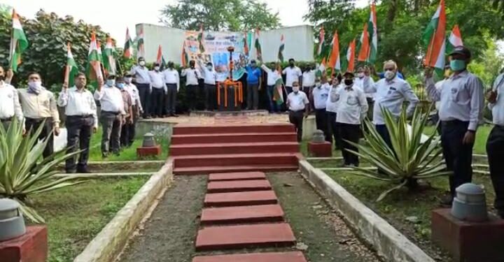 करगिल दिवस पर पूर्व सैनिकों ने दी करगिल के शहीदों को श्रद्धांजिल, लगाये भारत माता के जयकारे