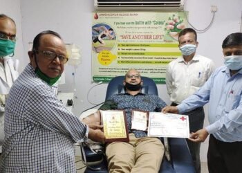 Jamshedpur-Plasma-Donation : पांच कोरोना विजेताओं ने मंगलवार को किया प्लाज्मा डोनेशन, विकास कुमार सिंह ने प्लाज्मा डोनेशन कर 60 रक्तदान पूरा किया