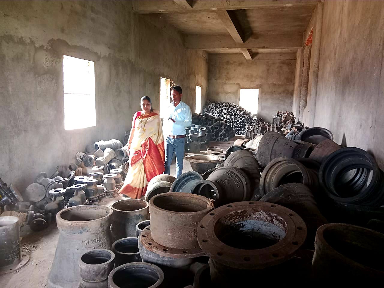 Jamshedpur Zilla Parishad member inspectionजिला परिषद सदस्य कविता