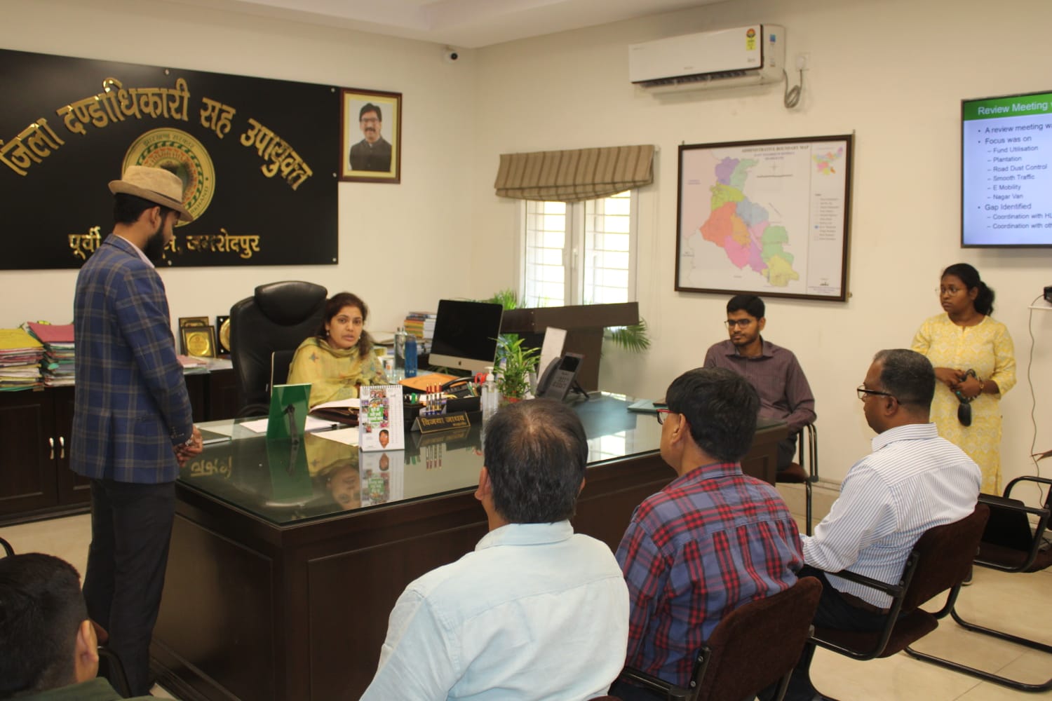 jamshedpur pollution जमशेदपुर में प्रदूषण को रोकने के लिए डीसी ने की