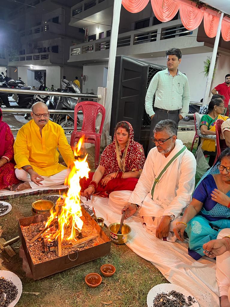 jamshedpur Jugsalai Residency Hanuman Mandir समारोह पूर्वक मना जुगसलाई