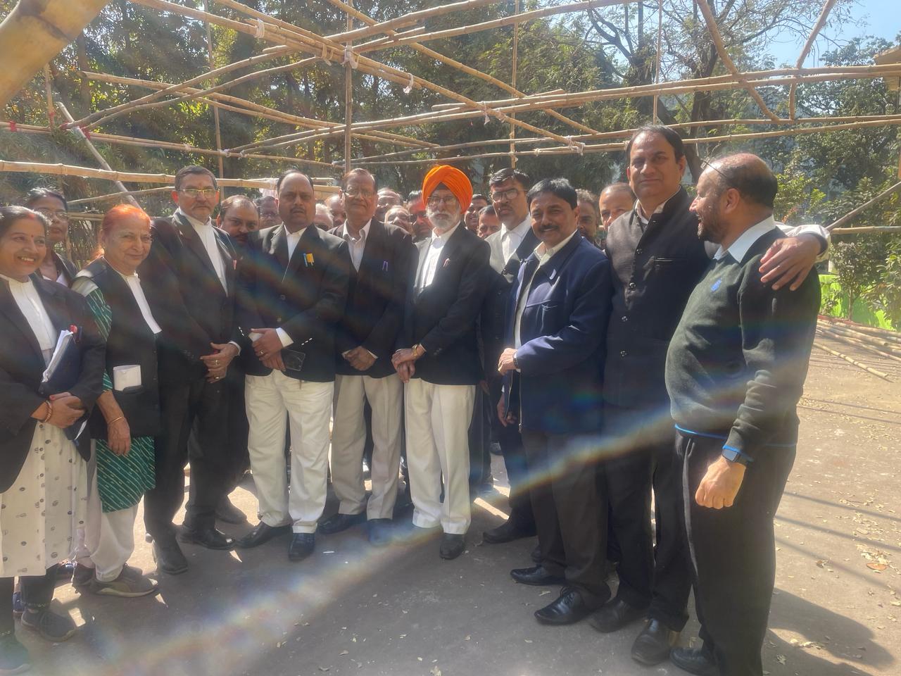 Jamshedpur court saraswati puja जमशेदपुर जिला व्यवहार न्यायालय परिसर