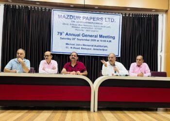 tata workers union mazdoor press agm : टाटा वर्कर्स यूनियन के मजदूर पेपर्स लिमिटेड का एजीएम संपन्न, कई अहम फैसले लिये गये tata workers union mazdoor press agm : टाटा वर्कर्स यूनियन के मजदूर पेपर्स लिमिटेड का एजीएम संपन्न, कई अहम फैसले लिये गये