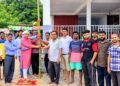 jamshedpur bhumi pujan-सोपोडेरा में सार्वजनिक दुर्गा पूजा समिति ने पूजा पंडाल निर्माण कार्य के लिए किया भूमि पूजन