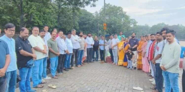 Jamshedpur bhumi pujan – बर्मामाइंस दुर्गा पूजा मैदान में पंडाल निर्माण कार्य के लिए हुआ भूमि पूजन, भव्य आयोजन की तैयारियां शुरू