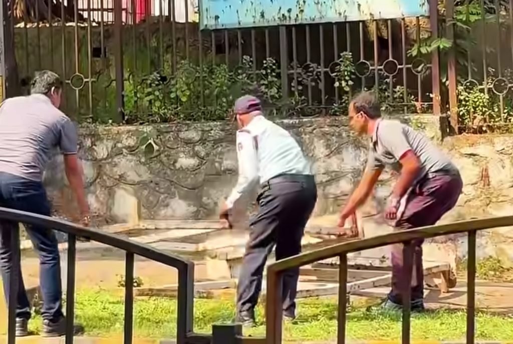 Jamshedpur jrd tata sports complex theft attempt : जेआरडी टाटा स्पोर्ट्स काम्प्लेक्स में चोरी की कोशिश, रंगे हाथ पकड़ाया चोर