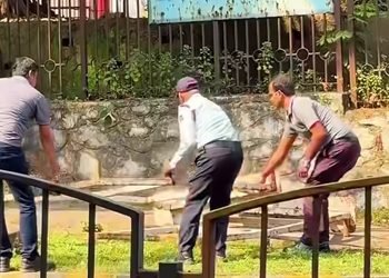 Jamshedpur jrd tata sports complex theft attempt : जेआरडी टाटा स्पोर्ट्स काम्प्लेक्स में चोरी की कोशिश, रंगे हाथ पकड़ाया चोर