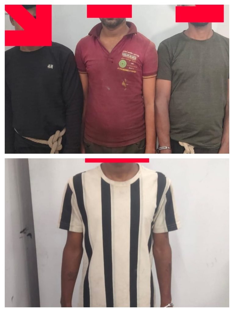 Jamshedpur police big action : जमशेदपुर पुलिस की बड़ी कार्रवाई, चोरी के मामले में चार अभियुक्त गिरफ्तार