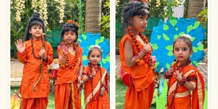 Jamshedpur school – सोनारी के ग्रीन अर्थ प्री स्कूल में बच्चों ने किया भव्य रामलीला का मंचन, रामायण के विभिन्न प्रसंगों का हुआ जीवंत चित्रण Jamshedpur school – सोनारी के ग्रीन अर्थ प्री स्कूल में बच्चों ने किया भव्य रामलीला का मंचन, रामायण के विभिन्न प्रसंगों का हुआ जीवंत चित्रण