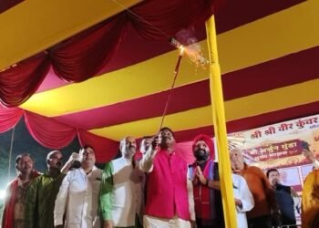 Jharkhand bjp leader kale : बागुनहातु एवं गोविंदपुर के रावण दहन समारोह में शामिल हुए भाजपा नेता अमरप्रीत सिंह काले, मां दुर्गा की अराधना में रहे लीन
