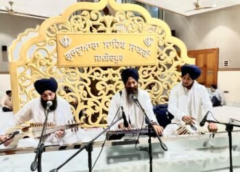 Jamshedpur sikh – साकची गुरुद्वारा में सजा भव्य कीर्तन समागम, गुरबाणी कीर्तन से निहाल हुई संगत