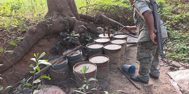 Jamshedpur rural excise raids : चाकुलिया व गालूडीह में आबकारी विभाग का छापा, 4000 किलो जावा नष्ट, 60 लीटर महुआ शराब जब्त, चंद्रपुर, हाथीबाड़ी एवं काशपानी में हुई कार्रवाई, देखें video