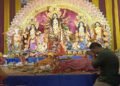 Jamshedpur kunal sarangi visit many puja pandals : कुणाल षाड़ंगी ने जिले के विभिन्न दुर्गापूजा पंडालों का किया भ्रमण, क्षेत्र वासियों को दी विजयादशमी की शुभकामनाएं